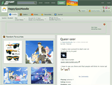 Tablet Screenshot of happyspaznoodle.deviantart.com