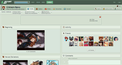 Desktop Screenshot of crimson-nawu.deviantart.com