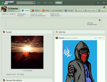Tablet Screenshot of ggmaster.deviantart.com