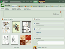 Tablet Screenshot of lmentar.deviantart.com