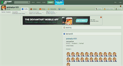 Desktop Screenshot of animeluv101.deviantart.com