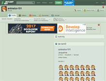 Tablet Screenshot of animeluv101.deviantart.com