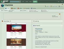 Tablet Screenshot of feliperohde.deviantart.com