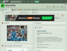 Tablet Screenshot of huracananda.deviantart.com