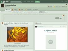 Tablet Screenshot of drawerofanime.deviantart.com