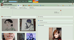 Desktop Screenshot of hello-zombies.deviantart.com