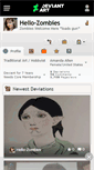 Mobile Screenshot of hello-zombies.deviantart.com