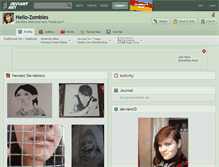 Tablet Screenshot of hello-zombies.deviantart.com