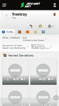 Mobile Screenshot of freetroy.deviantart.com