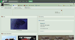 Desktop Screenshot of karasu13.deviantart.com