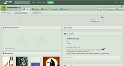 Desktop Screenshot of matemathic-pi.deviantart.com