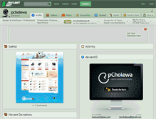 Tablet Screenshot of pcholewa.deviantart.com