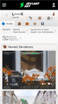 Mobile Screenshot of l-----x.deviantart.com