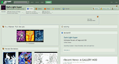 Desktop Screenshot of dark-light-super.deviantart.com