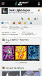 Mobile Screenshot of dark-light-super.deviantart.com
