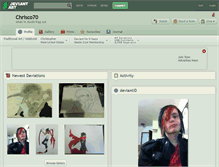 Tablet Screenshot of chrisco70.deviantart.com