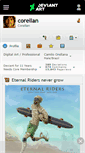 Mobile Screenshot of corellan.deviantart.com