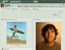 Tablet Screenshot of corellan.deviantart.com