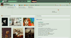 Desktop Screenshot of lordfairy1.deviantart.com