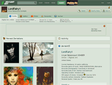 Tablet Screenshot of lordfairy1.deviantart.com