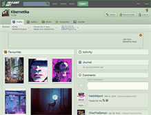 Tablet Screenshot of kibernetika.deviantart.com