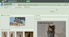 Desktop Screenshot of confidential007.deviantart.com
