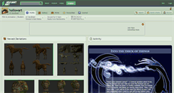 Desktop Screenshot of hollowart.deviantart.com