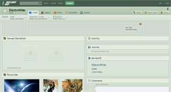 Desktop Screenshot of electrowide.deviantart.com