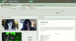 Desktop Screenshot of kyo-x-yuki.deviantart.com
