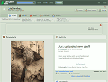 Tablet Screenshot of luissanchez.deviantart.com