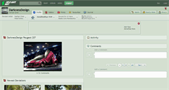 Desktop Screenshot of darknessdesign.deviantart.com
