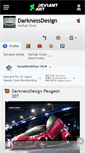 Mobile Screenshot of darknessdesign.deviantart.com