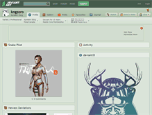 Tablet Screenshot of kngzero.deviantart.com