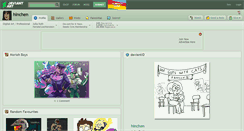 Desktop Screenshot of hinchen.deviantart.com