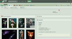 Desktop Screenshot of lamull.deviantart.com