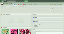 Desktop Screenshot of demonicangel-vel.deviantart.com