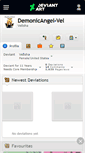 Mobile Screenshot of demonicangel-vel.deviantart.com