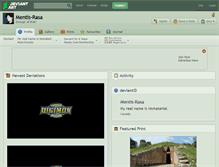 Tablet Screenshot of mentis-rasa.deviantart.com