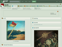 Tablet Screenshot of dyudo.deviantart.com