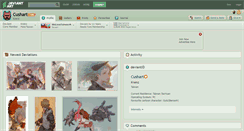 Desktop Screenshot of cushart.deviantart.com