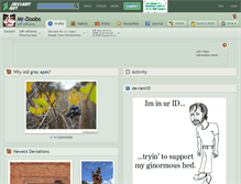Tablet Screenshot of mr-doobs.deviantart.com