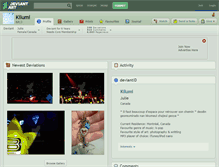 Tablet Screenshot of kilumi.deviantart.com