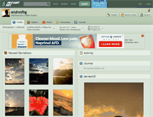 Tablet Screenshot of andresfbg.deviantart.com