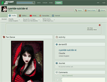 Tablet Screenshot of cyanide-suicide-st.deviantart.com