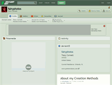 Tablet Screenshot of fairyphotos.deviantart.com