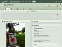 Tablet Screenshot of jordanskeleton.deviantart.com