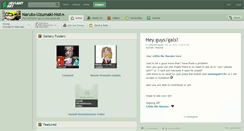 Desktop Screenshot of naruto-uzumaki-hot.deviantart.com