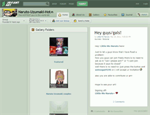 Tablet Screenshot of naruto-uzumaki-hot.deviantart.com