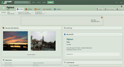 Desktop Screenshot of flighted.deviantart.com