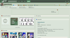 Desktop Screenshot of madamkistulot.deviantart.com